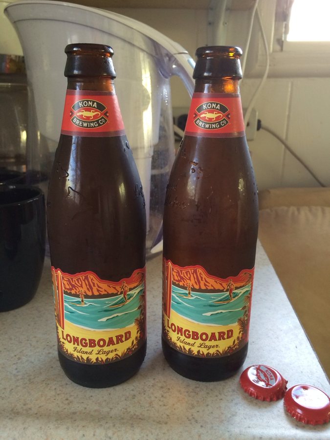 … and Hawaiian Beer for lunch
