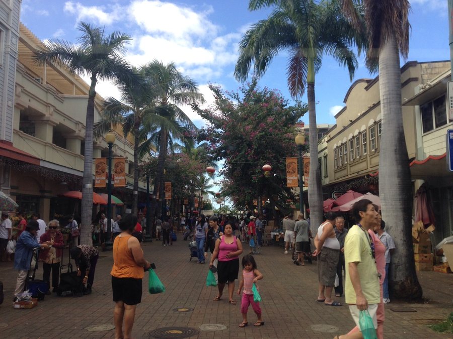 China town in Honolulu