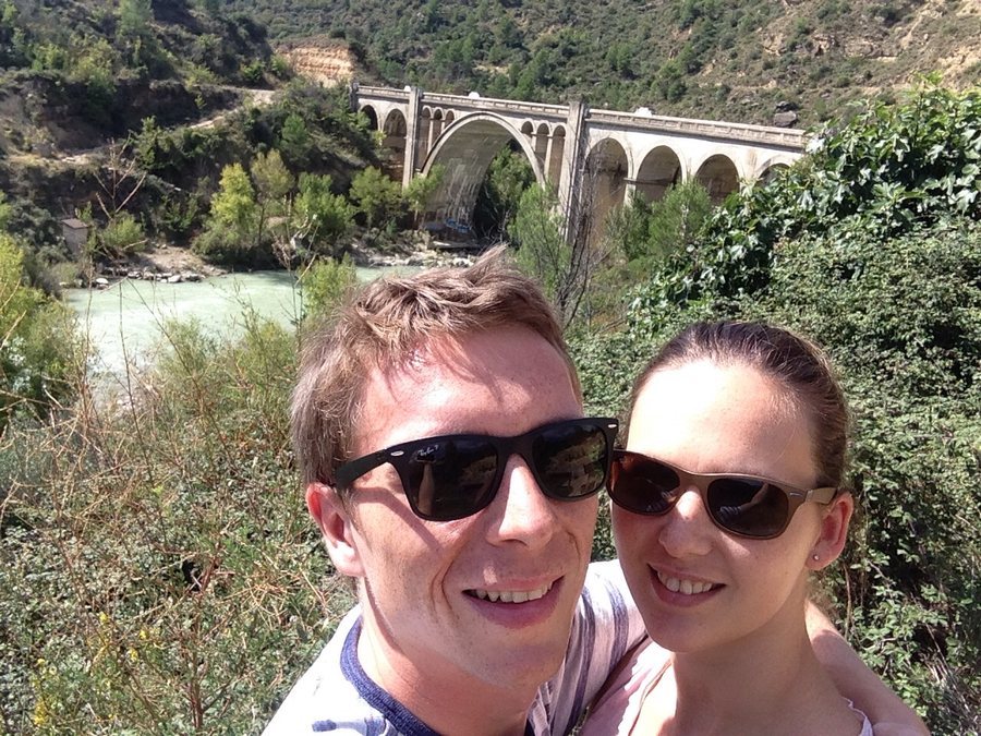 First stop on our way from Barcelona to Santander
