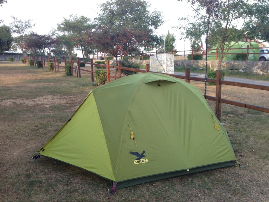 First night, but not the first time at “Latas” camping next to Somo beach