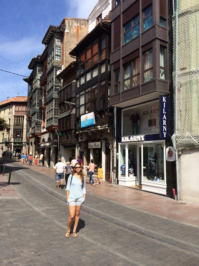 City center of Llanes