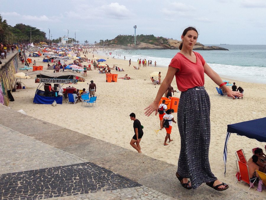 The girl from Ipanema goes walking